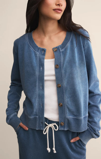 Garden Denim Cardigan