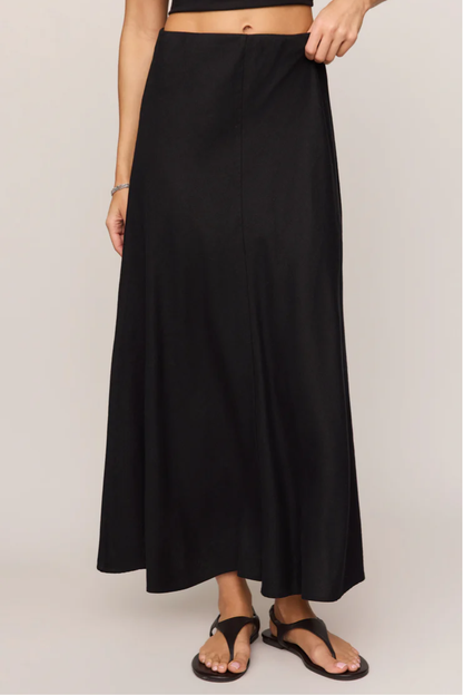 Country Club Gate Linen Skirt