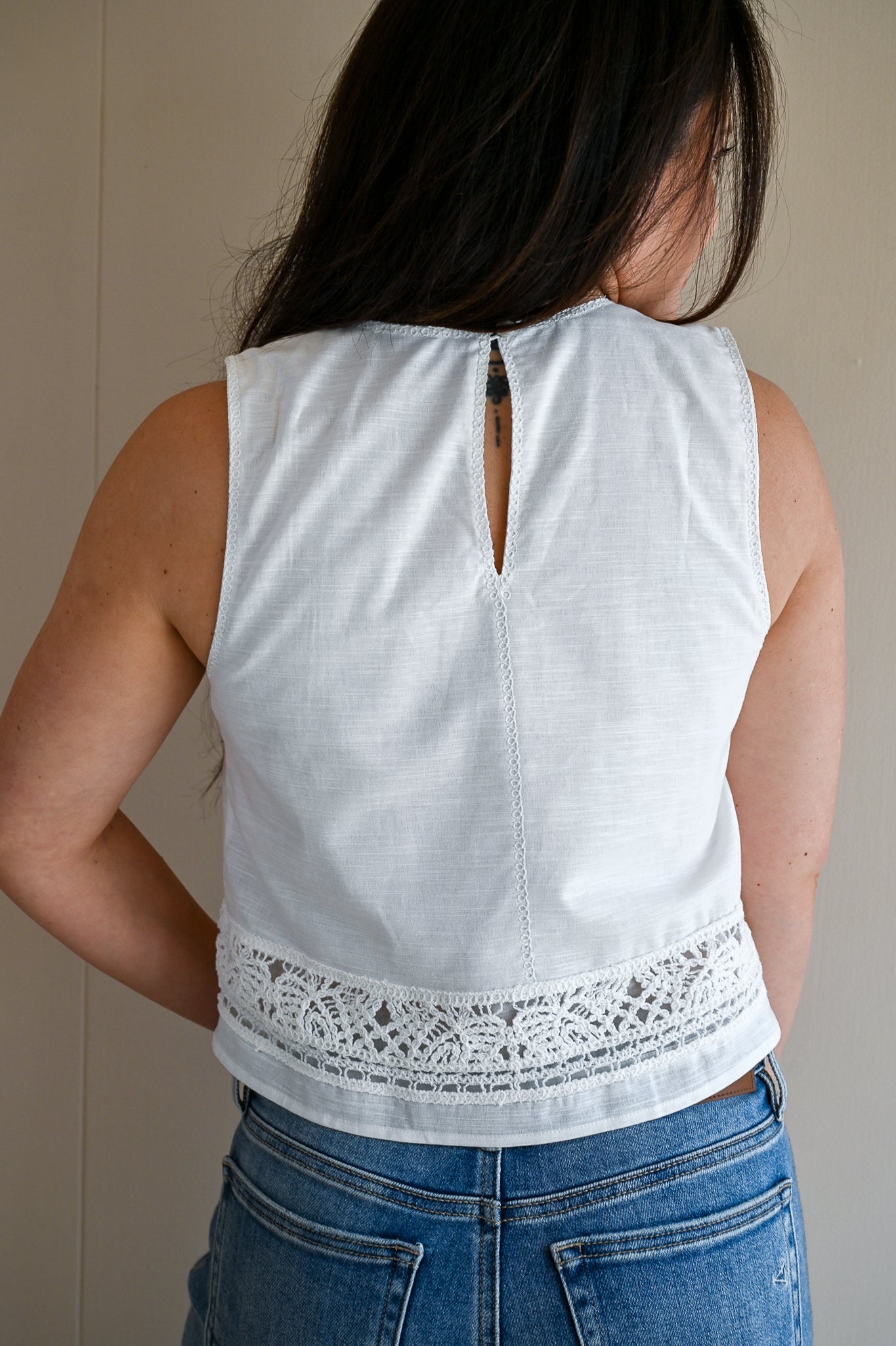 Laine Street Embroidered Tank