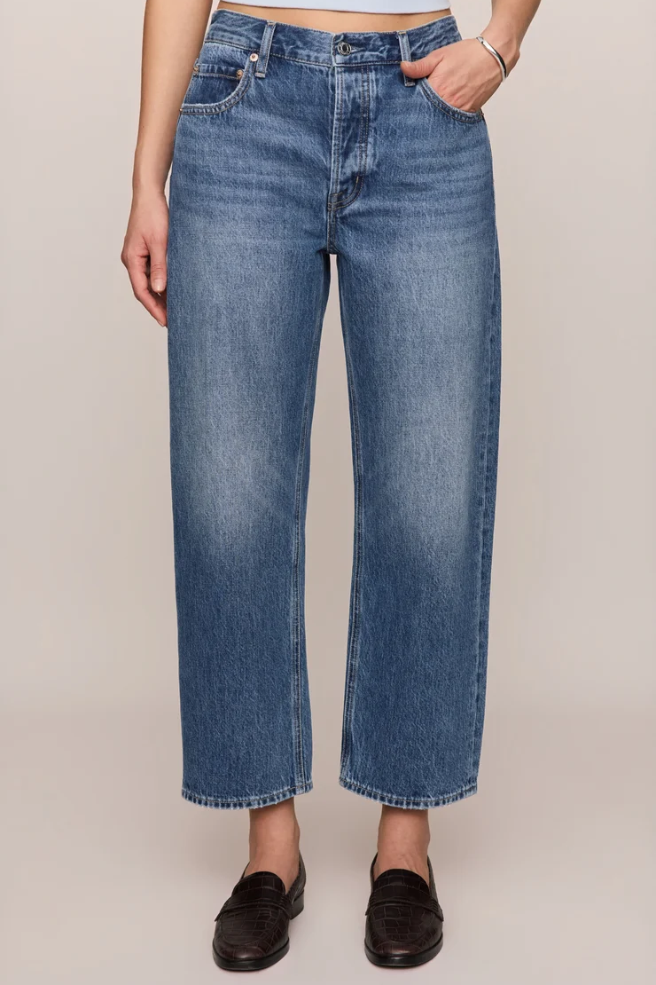 Pine Garden Medium Wash Ankle Denim