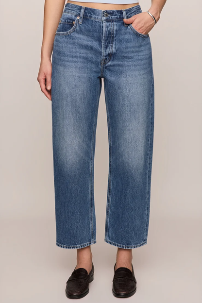 Pine Garden Medium Wash Ankle Denim