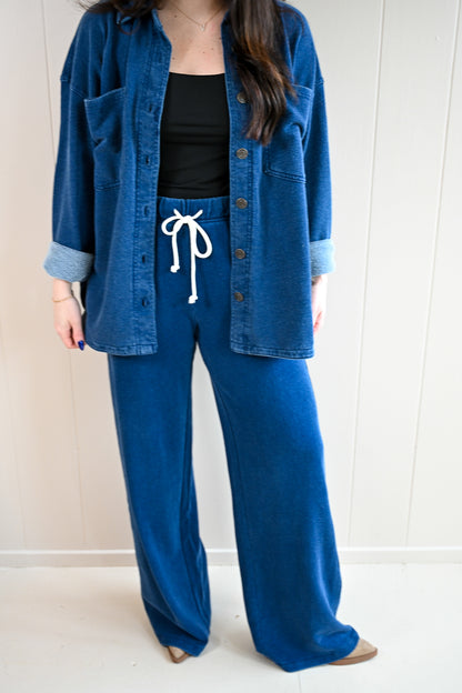 Beacon Knit Jacket - Ocean