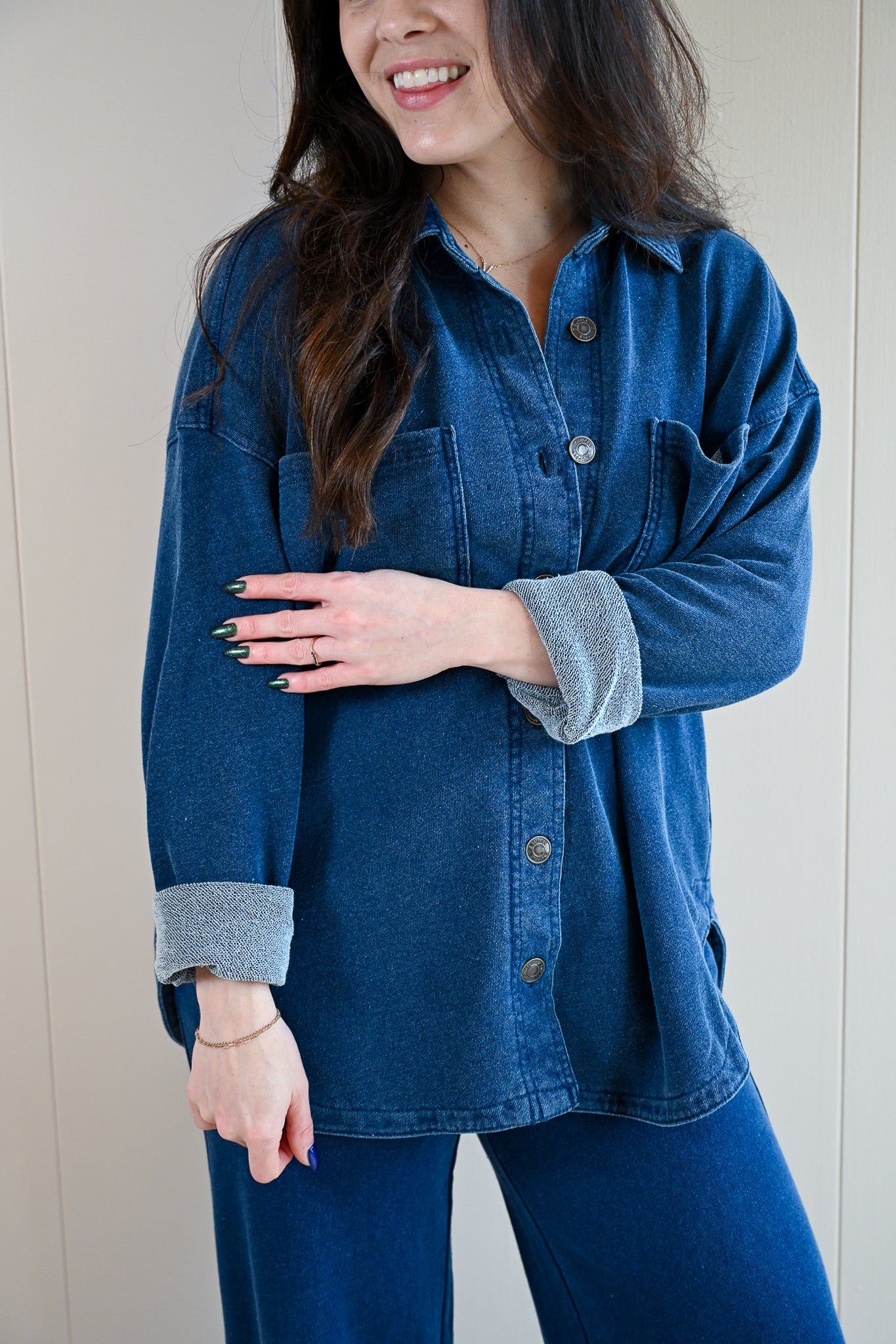 Beacon Knit Jacket - Ocean