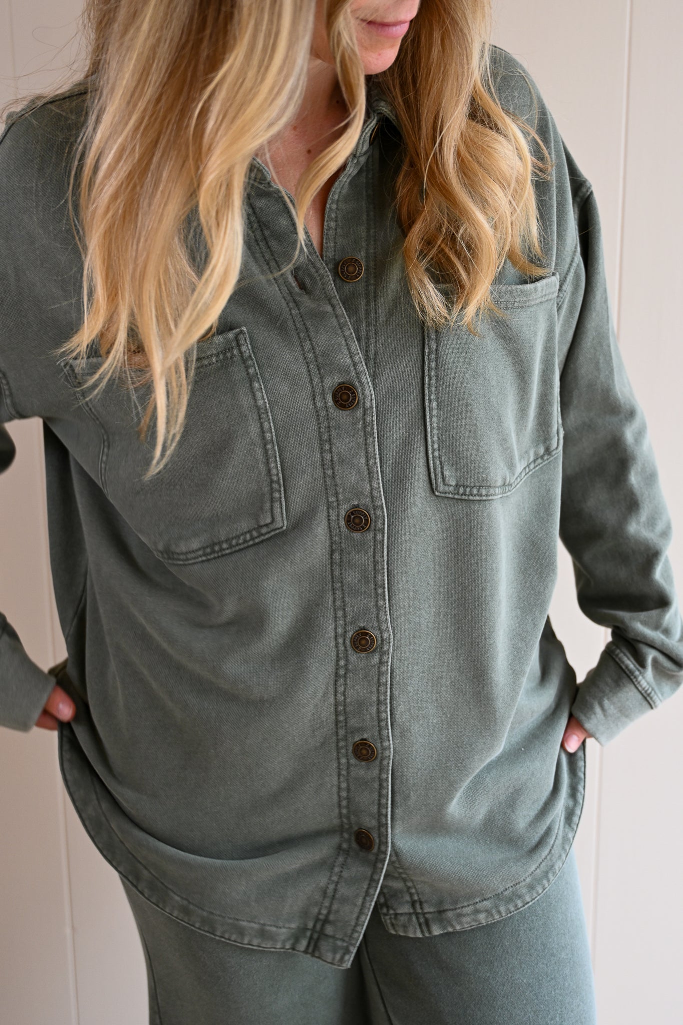 Beacon Knit Jacket - Olive