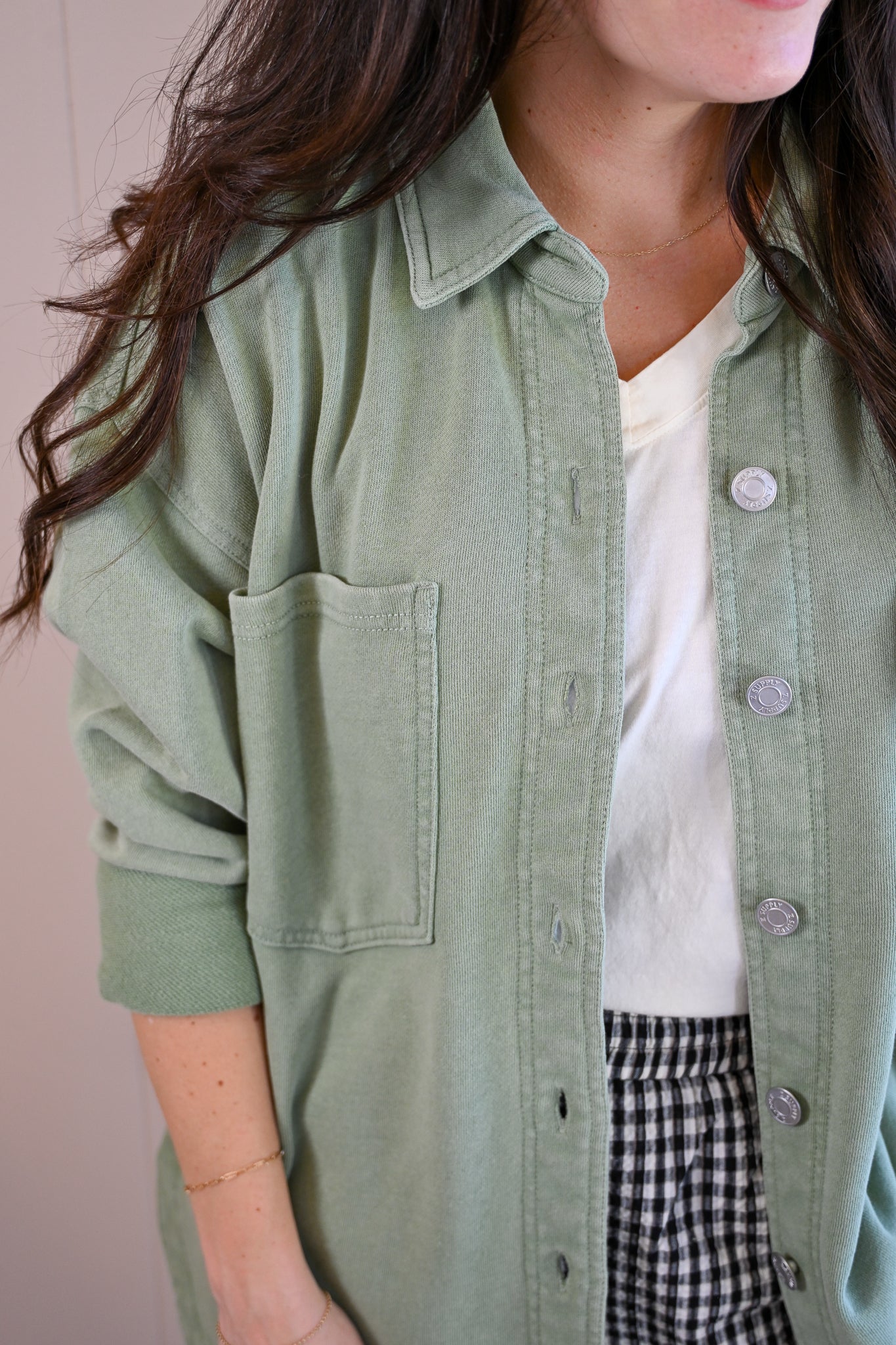 Beacon Knit Jacket - Avocado