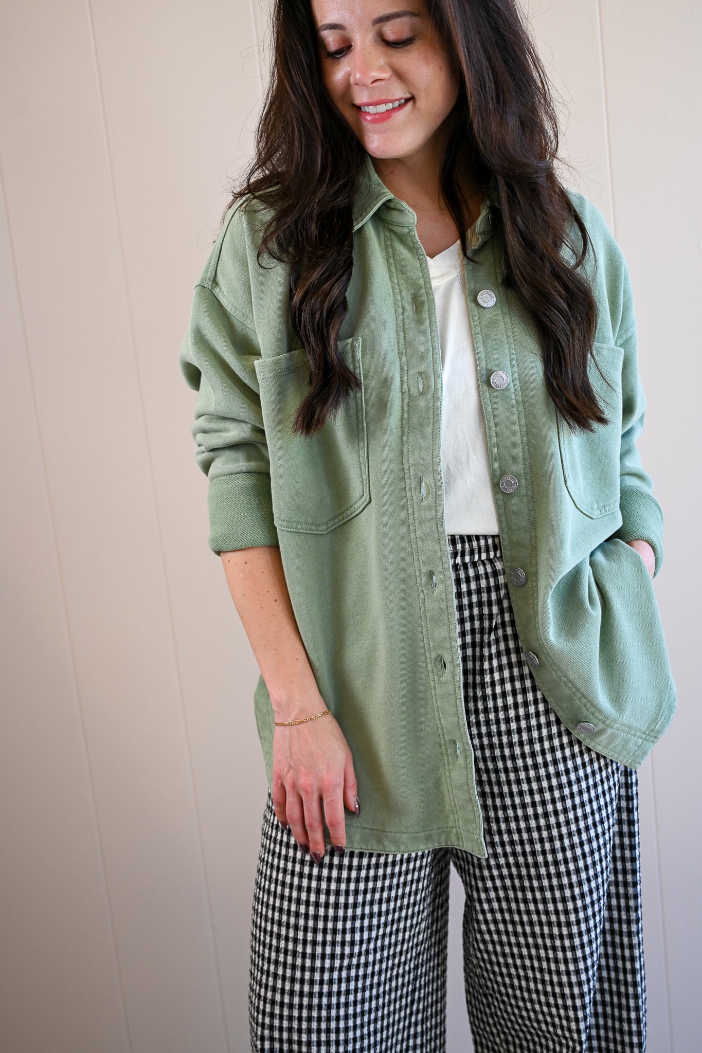 Beacon Knit Jacket - Avocado