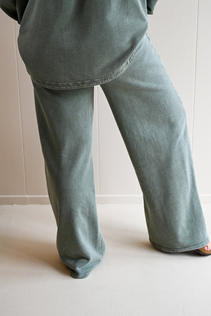 Benito Knit Pant - Olive