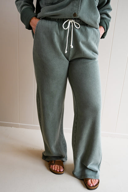 Benito Knit Pant - Olive