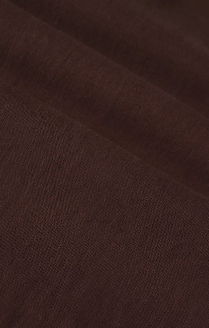 Central Avenue Linen Pant - Chocolate Cherry