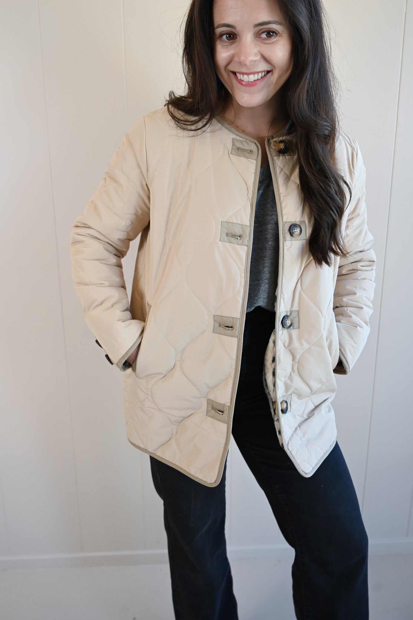 Pearl Street Reversible Sherling Jacket