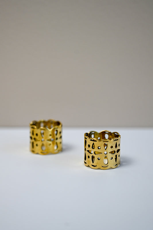 Brass Bandana Slide Ring - Tula