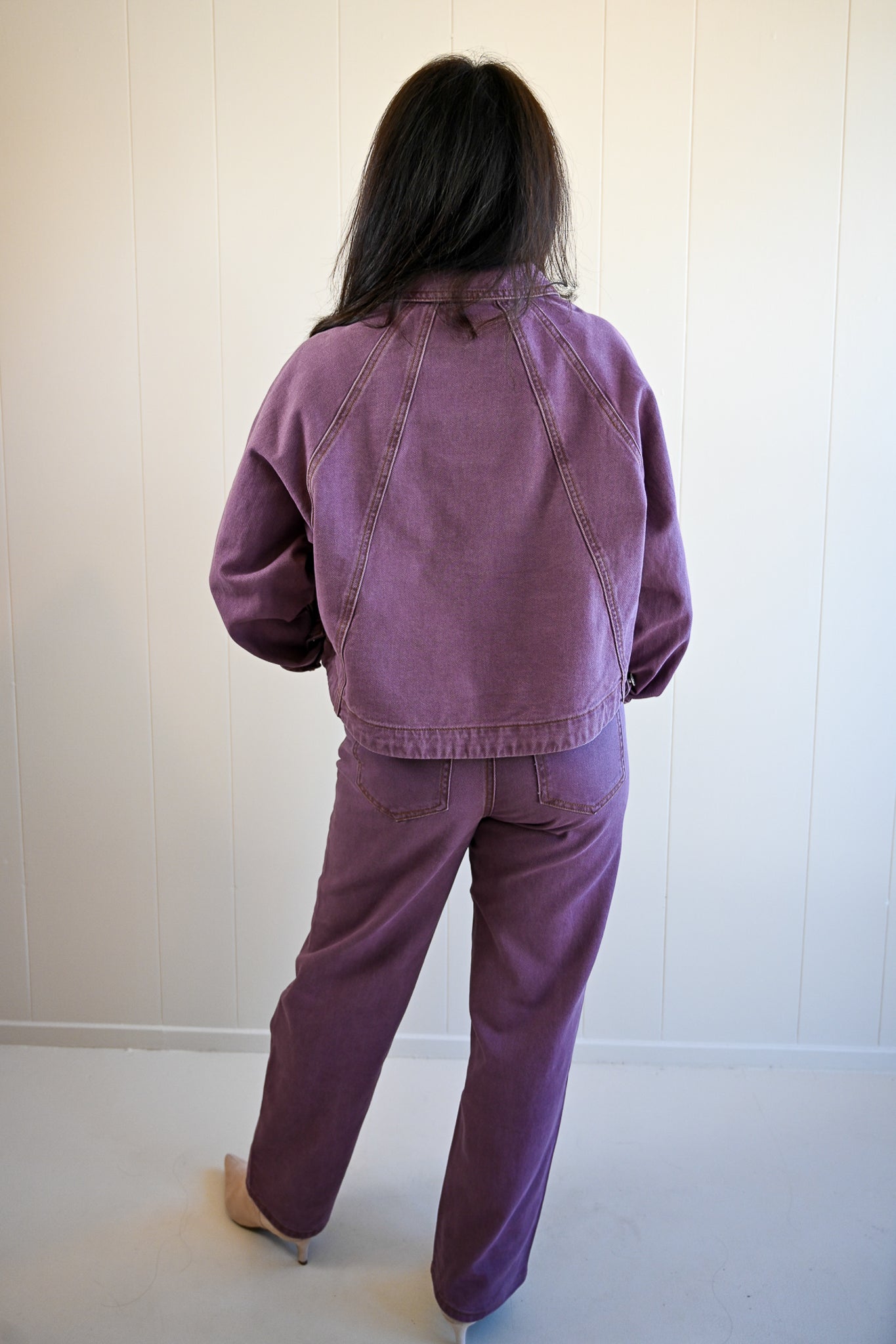 Gate Street Mauve Denim Top