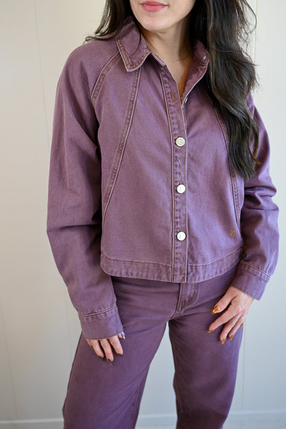 Gate Street Mauve Denim Top