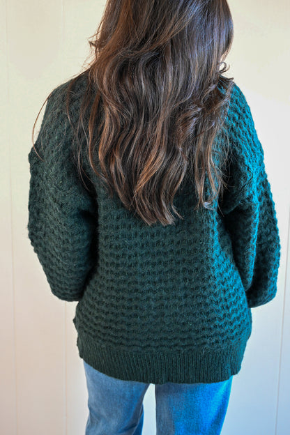 Heather Lane Half Button Up Sweater