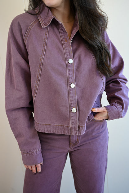 Gate Street Mauve Denim Top