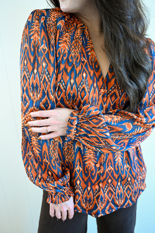 Acacia Street Button-Up Top