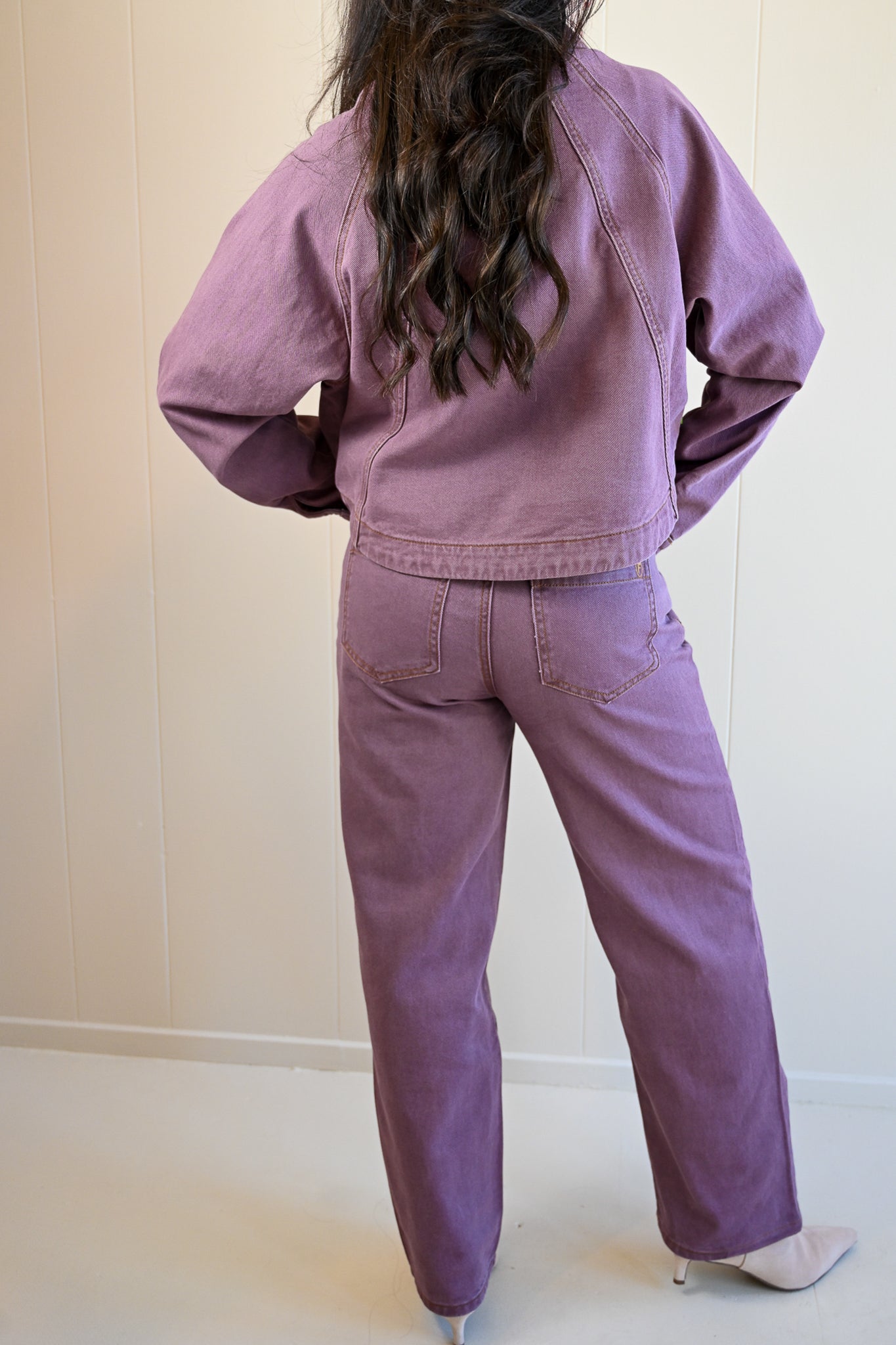Gate Street Mauve Denim Top