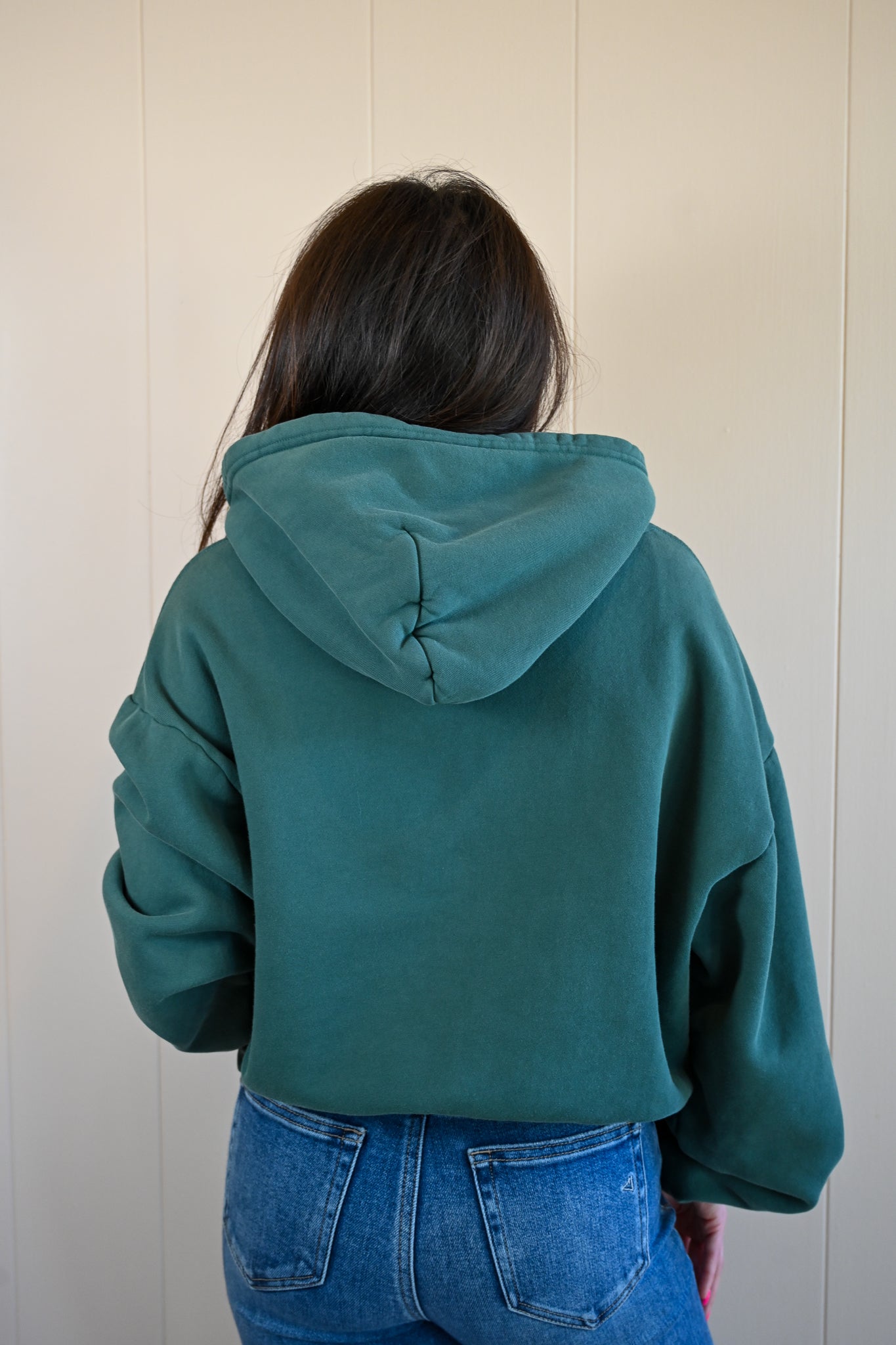 Wave Label Hoodie - Cypress