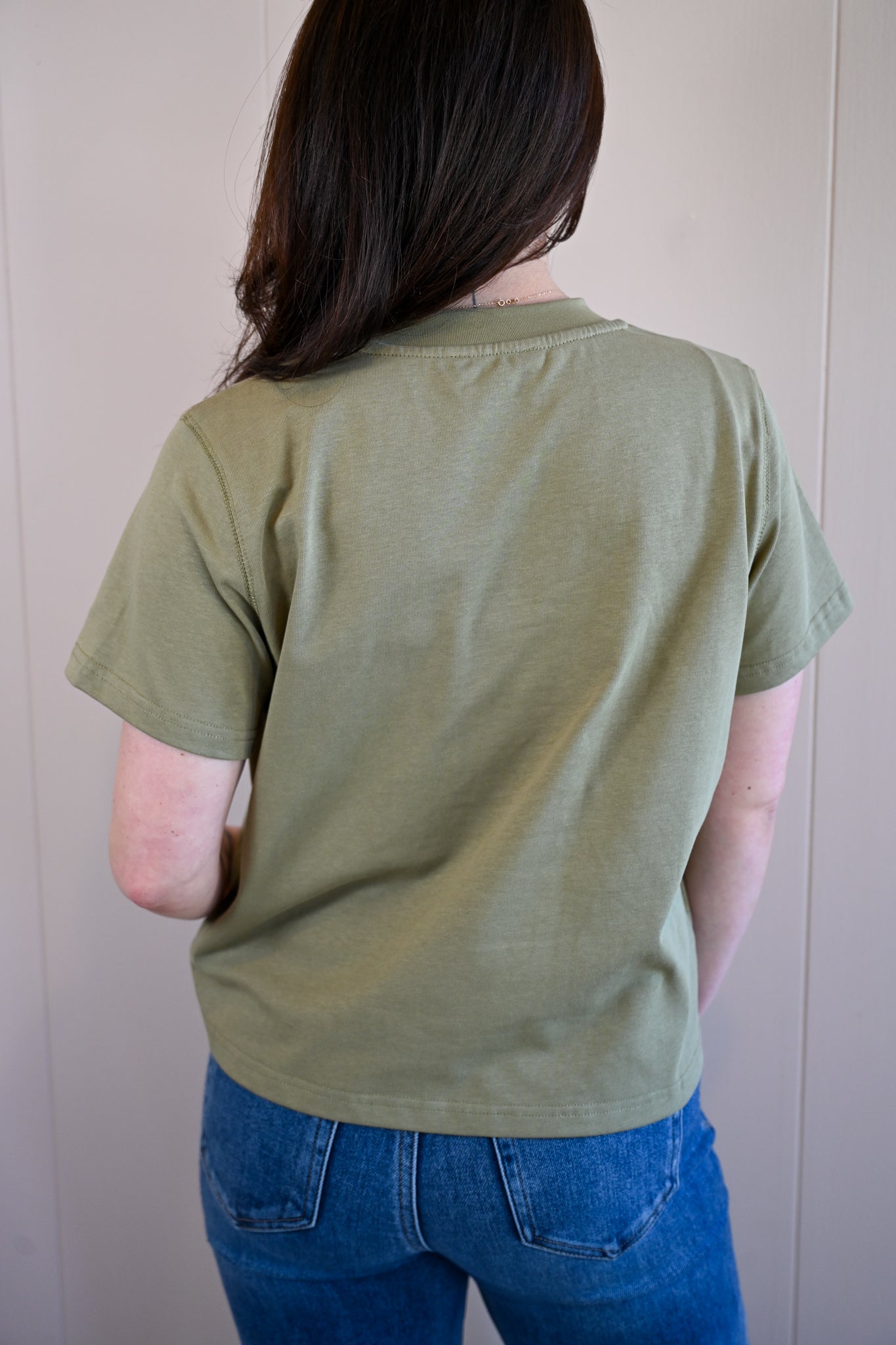 Gate Street Crew Neck Tee - Moss