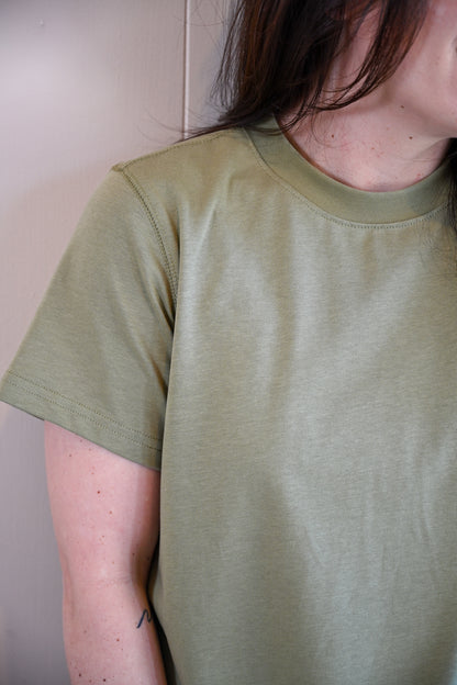 Gate Street Crew Neck Tee - Moss