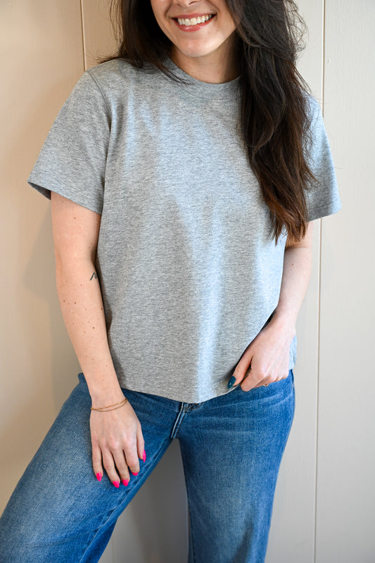 Gate Street Crew Neck Tee - Fog