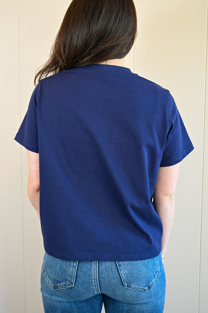 Gate Street Crew Neck Tee - Winter Ocean