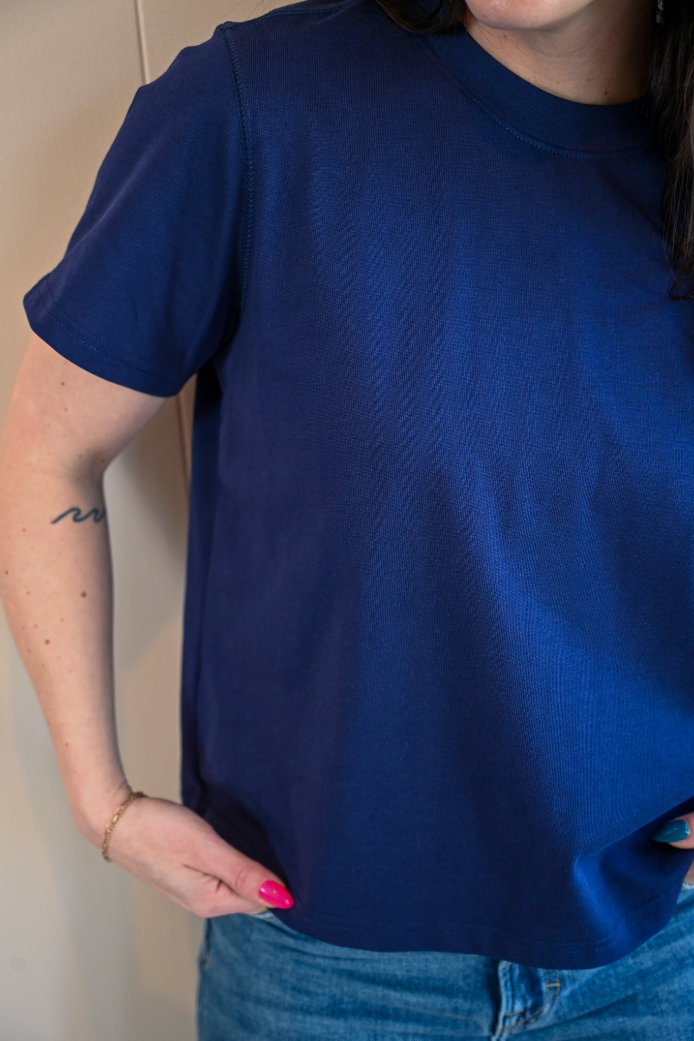 Gate Street Crew Neck Tee - Winter Ocean