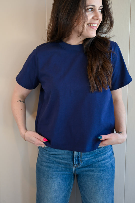 Gate Street Crew Neck Tee - Winter Ocean
