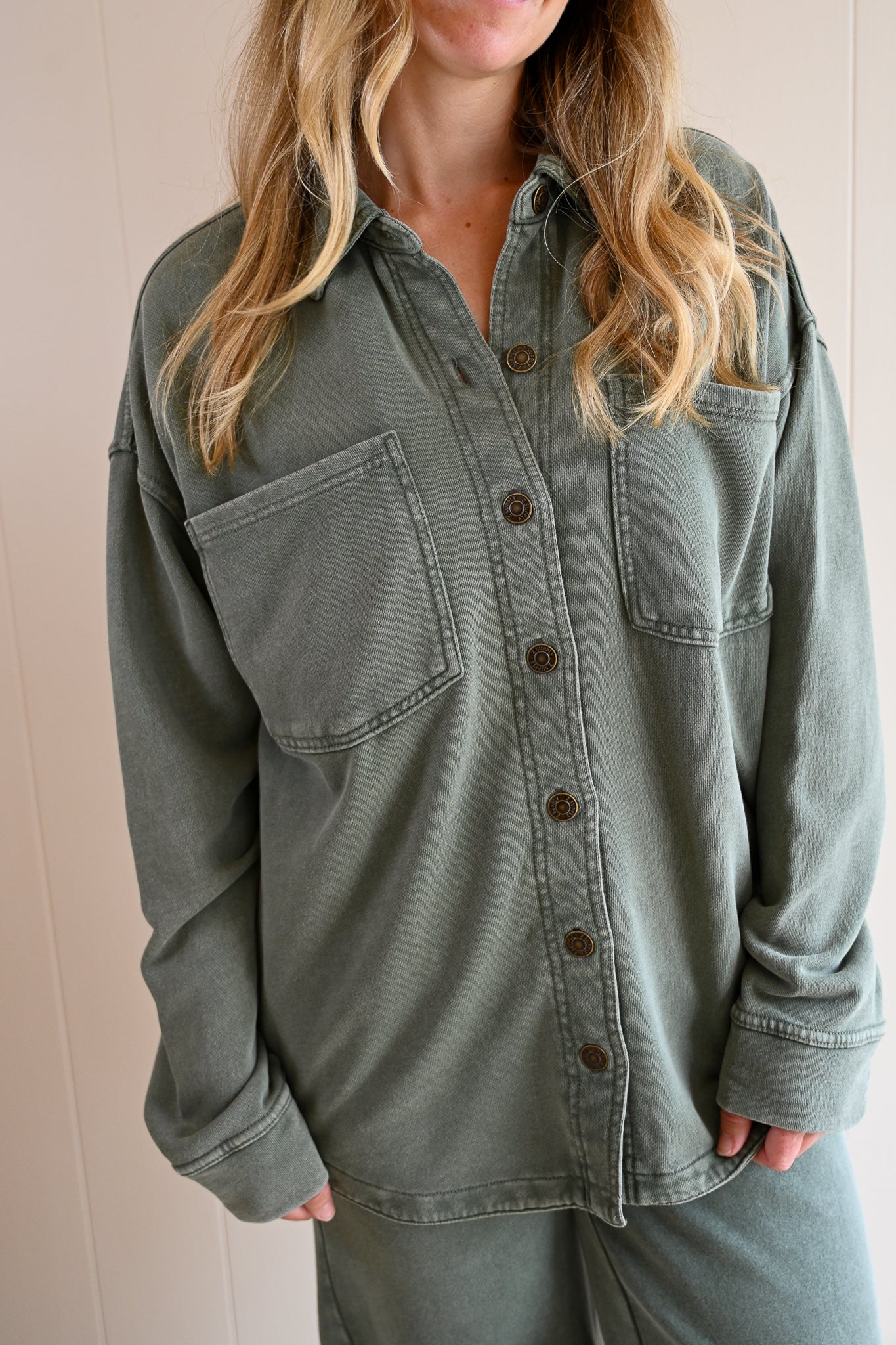 Beacon Knit Jacket - Olive