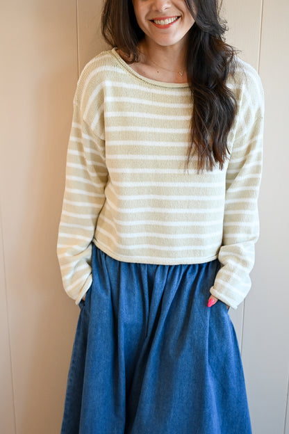 Chestnut Street Striped Sweater
