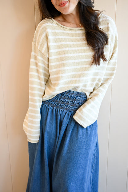 Chestnut Street Striped Sweater