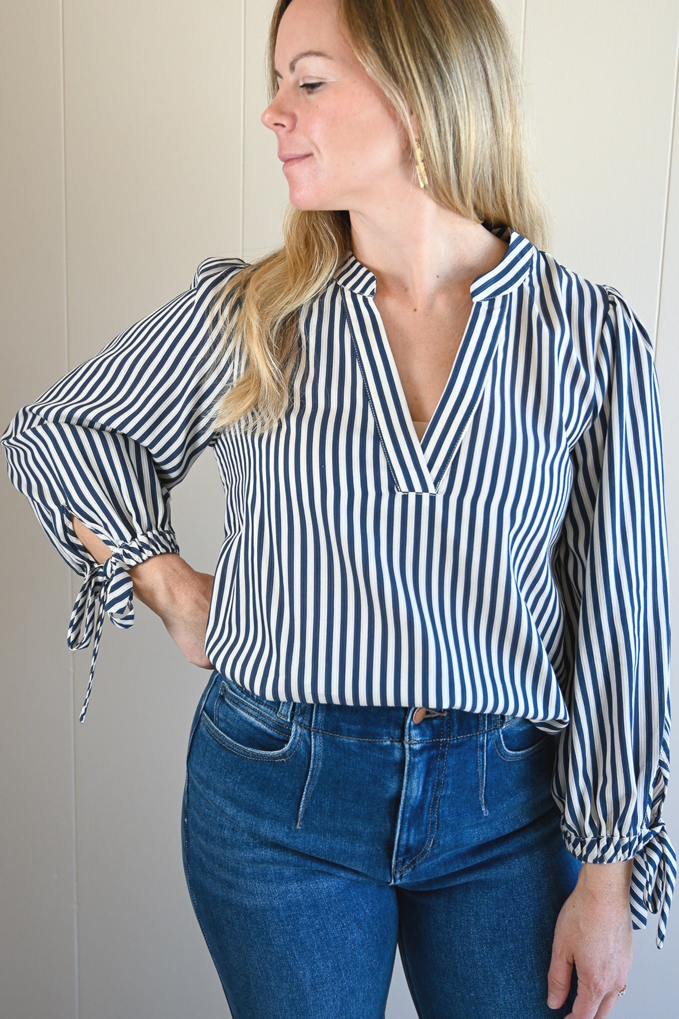Heather Lane Stripe Blouse