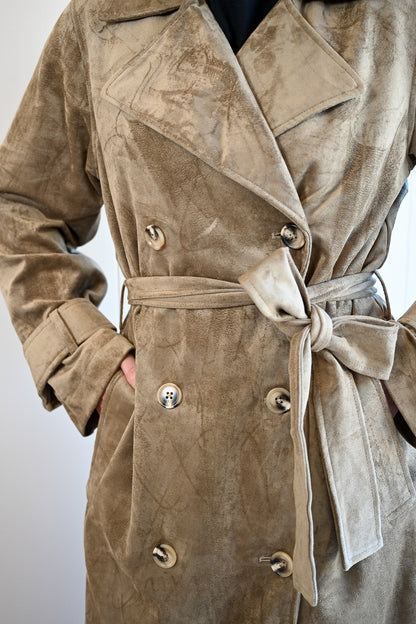 Funston Avenue Suede Trench Coat