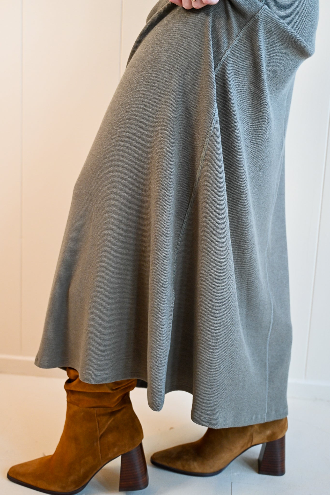 Carmel Avenue Slub Rib Maxi Dress