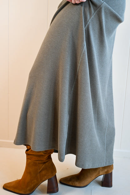 Carmel Avenue Slub Rib Maxi Dress