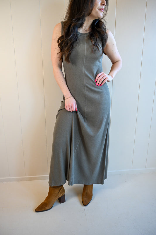 Carmel Avenue Slub Rib Maxi Dress
