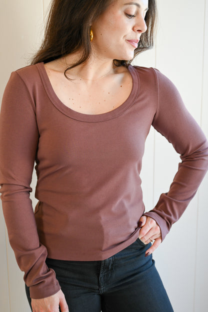 Patterson Scoop Neck Top
