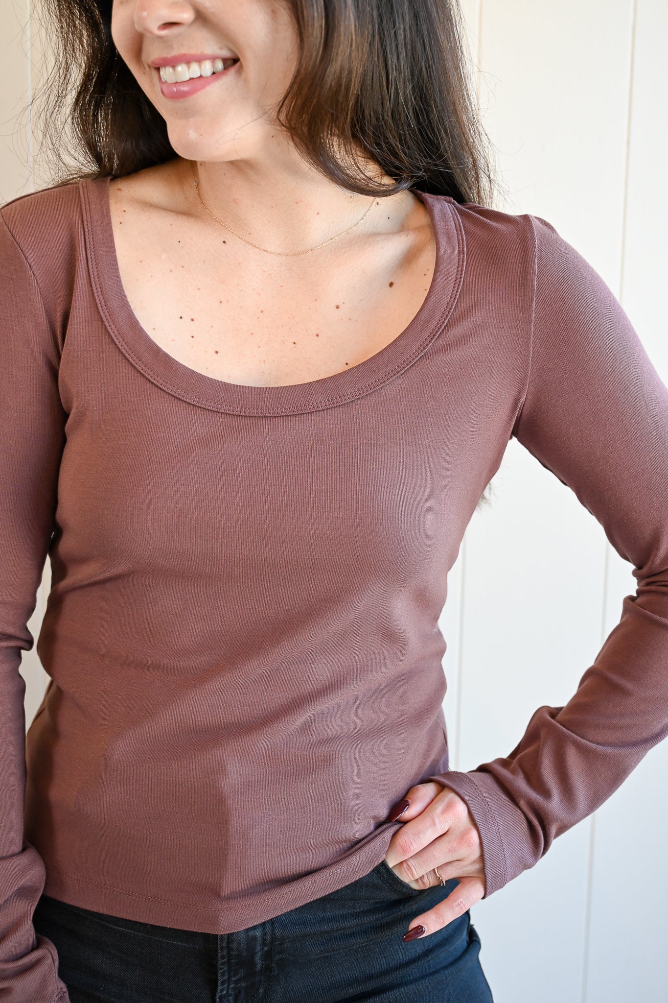 Patterson Scoop Neck Top