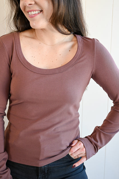 Patterson Scoop Neck Top