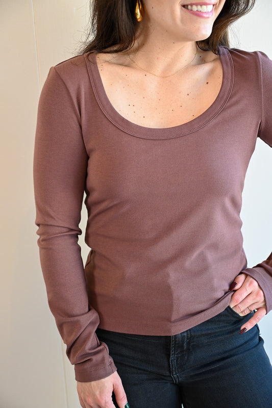 Patterson Scoop Neck Top