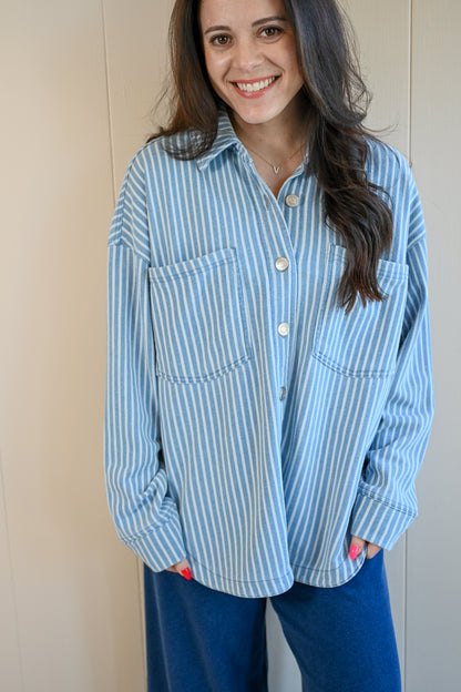 Beacon Knit Jacket - Stripe